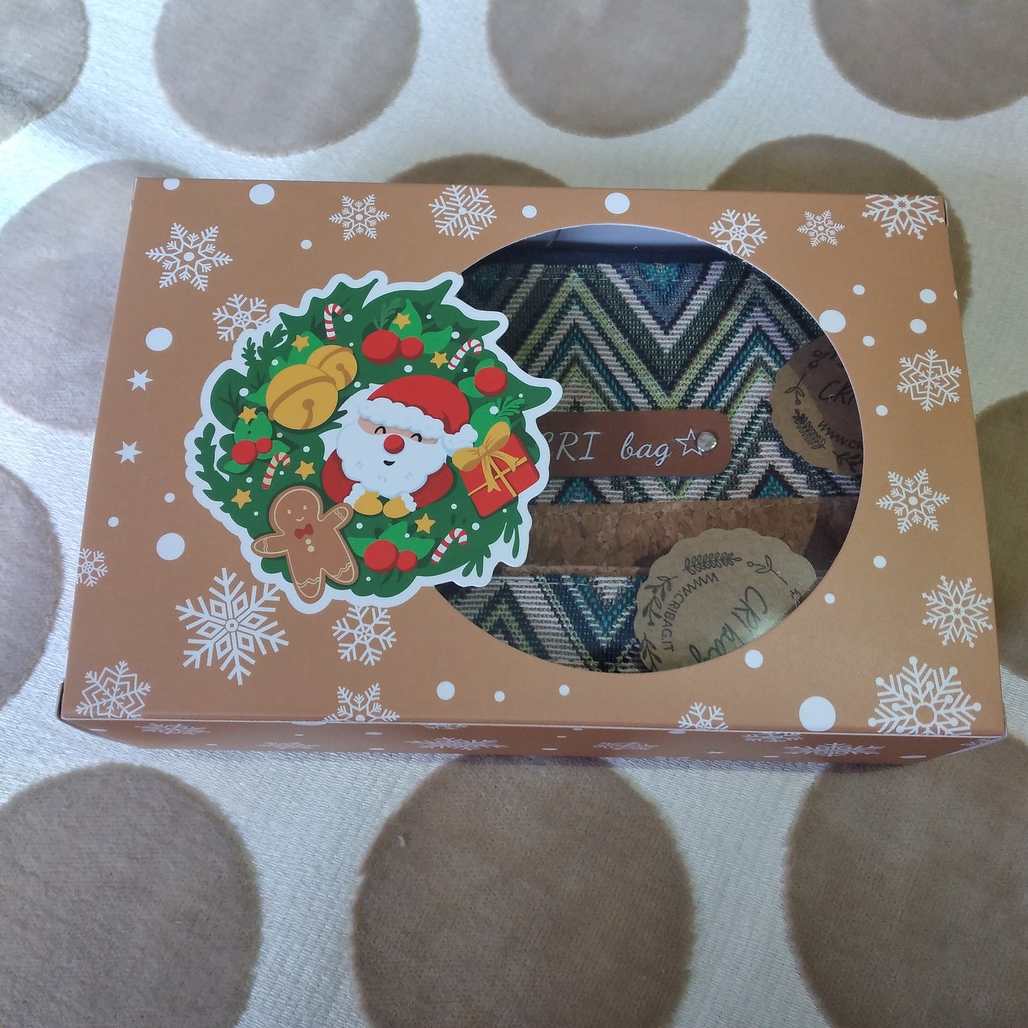 BOX REGALO Zig-zag turchese